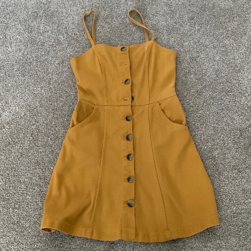 Denim Buttoned Dress Perfect for Fall!
